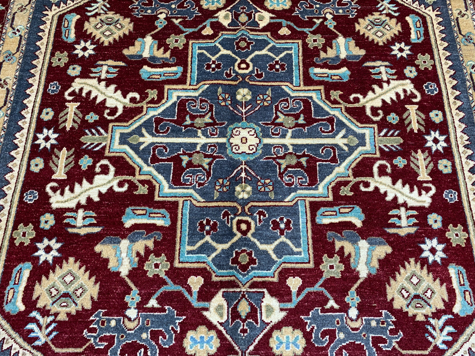 8'x10' Hand-Knotted Kazak Blue/Multi Area Rug – KB Rugs