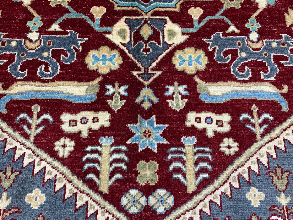 8'x10' Hand-Knotted Kazak Blue/Multi Area Rug – KB Rugs