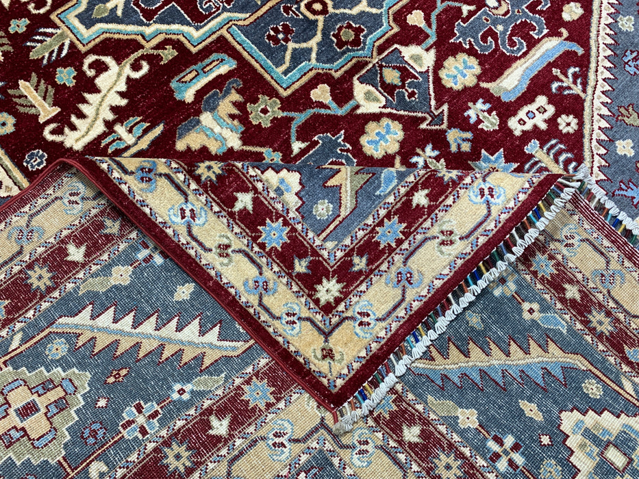 8'x10' Hand-Knotted Kazak Blue/Multi Area Rug – KB Rugs