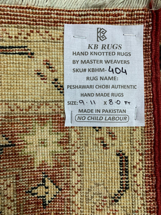 8'x10' Hand-Knotted Kazak Red/Multi Area Rug – KB Rugs