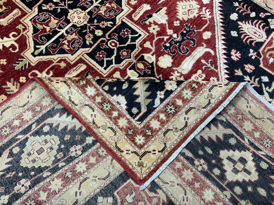 8'x10' Hand-Knotted Kazak Red/Multi Area Rug – KB Rugs