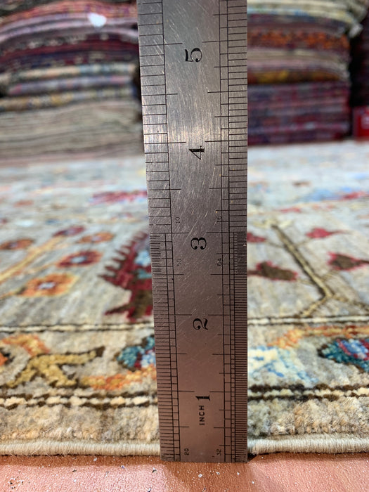 8'3 x 9’4’ Chobi Hand-Knotted Wool Rug