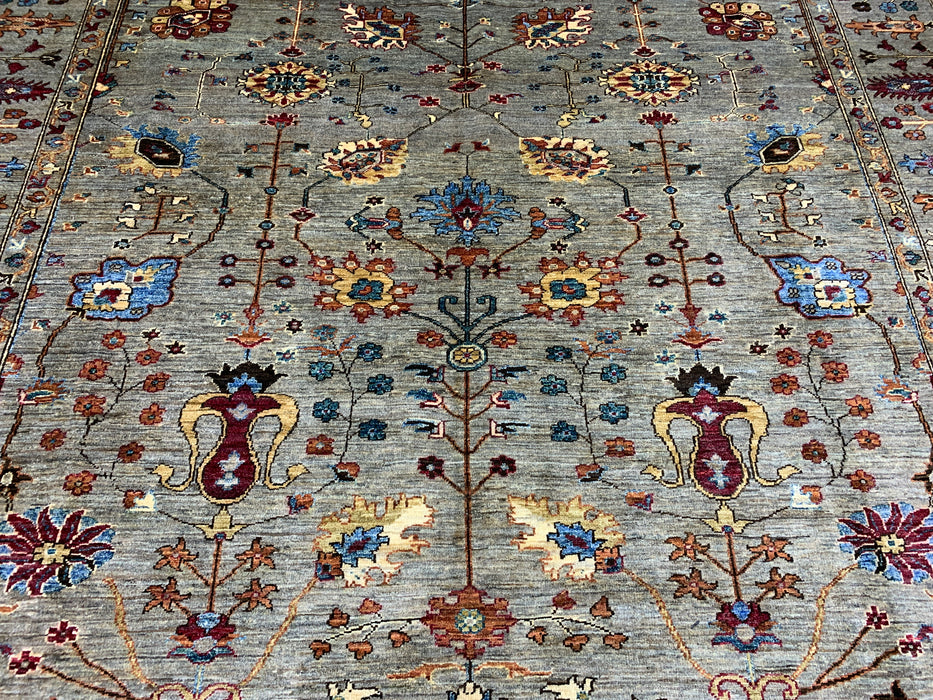 8'3 x 9’4’ Chobi Hand-Knotted Wool Rug