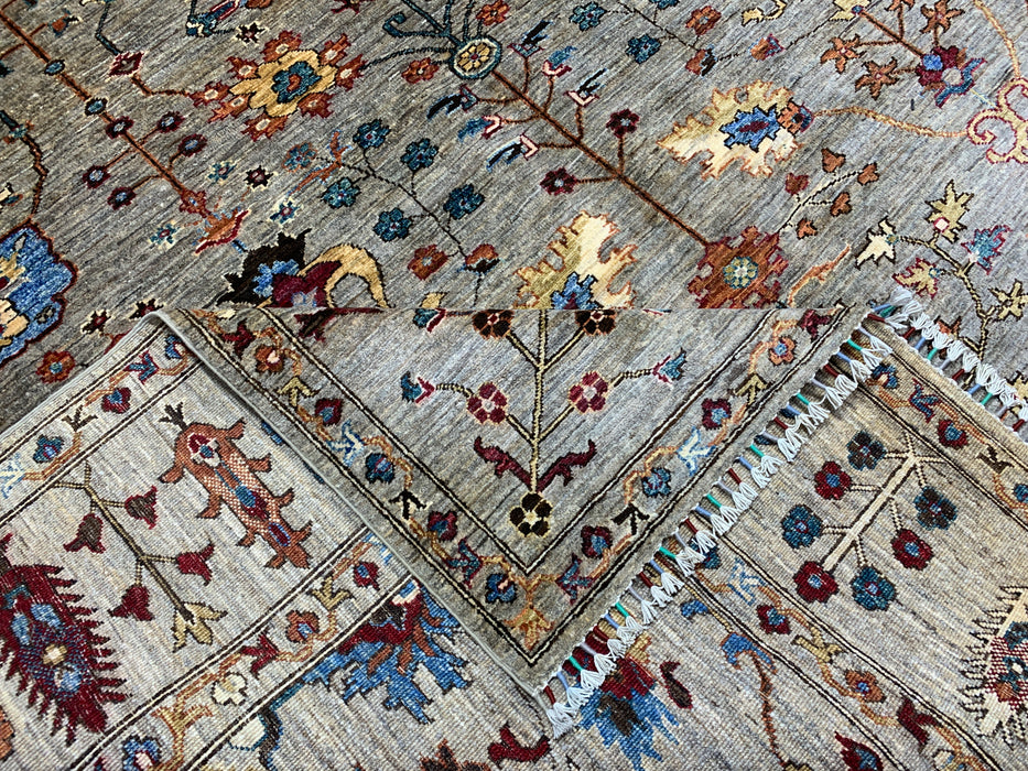8'3 x 9’4’ Chobi Hand-Knotted Wool Rug