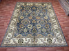 8'x10' Hand-Knotted Chobi Blue/Ivory Area Rug – KB Rugs