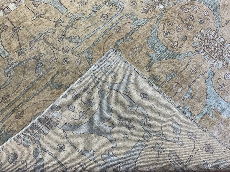 8'x10' Hand-Knotted Chobi Beige/Blue Area Rug – KB Rugs