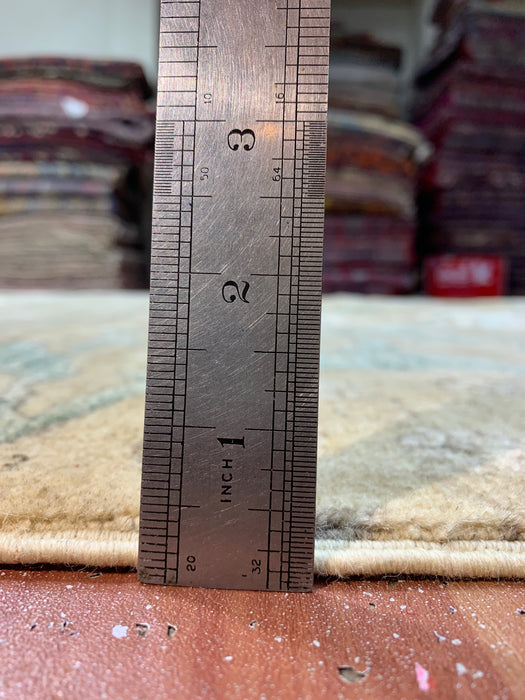 8'x10' Hand-Knotted Chobi Beige/Blue Area Rug – KB Rugs