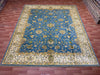 8'x10' Hand-Knotted Chobi Blue/Ivory Area Rug – KB Rugs