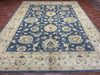 8'x10' Hand-Knotted Chobi Blue/Ivory Area Rug – KB Rugs
