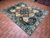 8'x10' Hand-Knotted Chobi Blue/ Multi Area Rug – KB Rugs