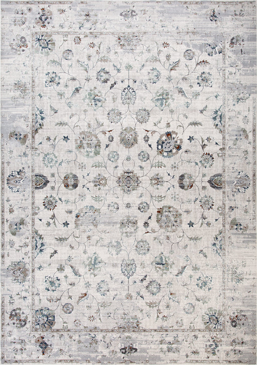 8'x10' Power-Loomed Transitional Style Ivory/Multi Area Rug – KB Rugs