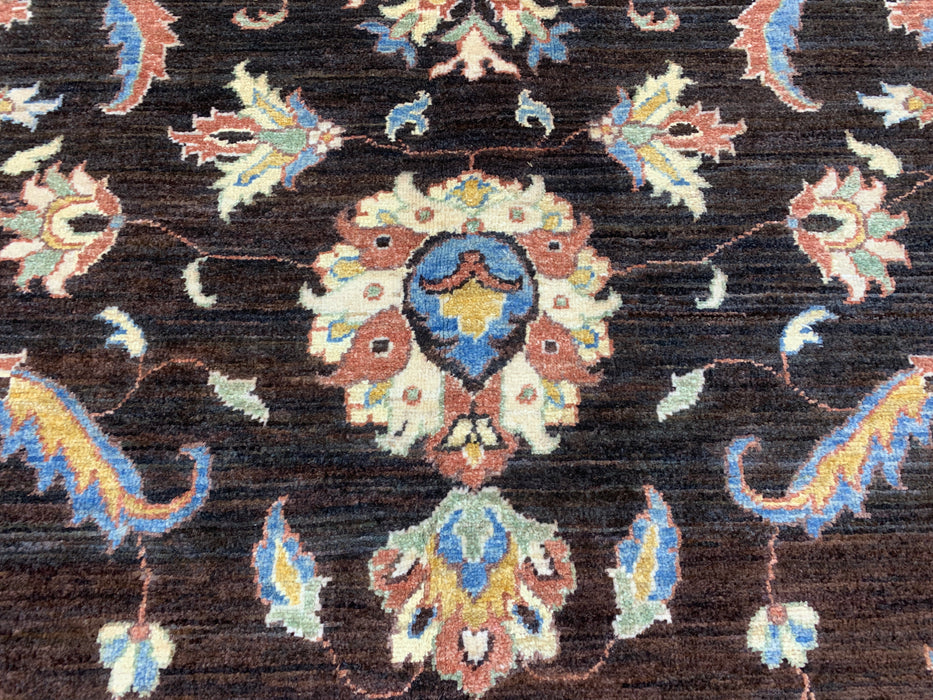 8'x10' Hand-Knotted Chobi Brown/Multi Area Rug – KB Rugs