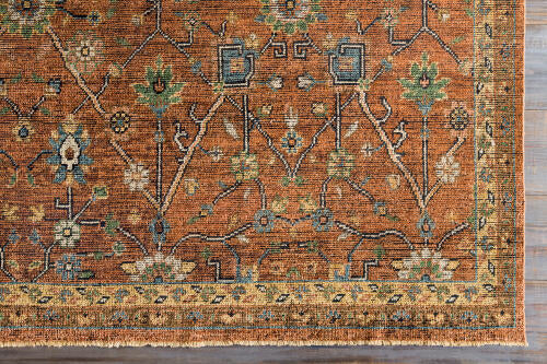 Reign Handmade Wool Rug — Rust / Multi | REG-2301