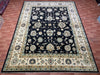 9'x12' Hand-Knotted Chobi Black/Ivory Area Rug – KB Rugs