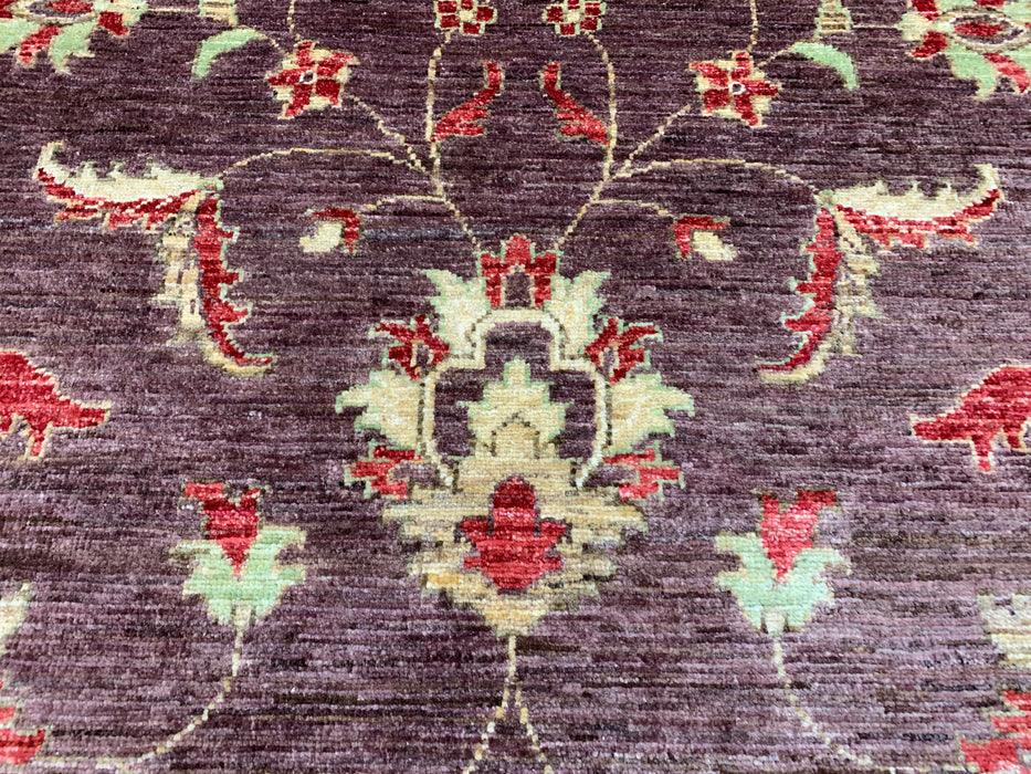 9'x12' Hand-Knotted Chobi Brown/Ivory Area Rug – KB Rugs