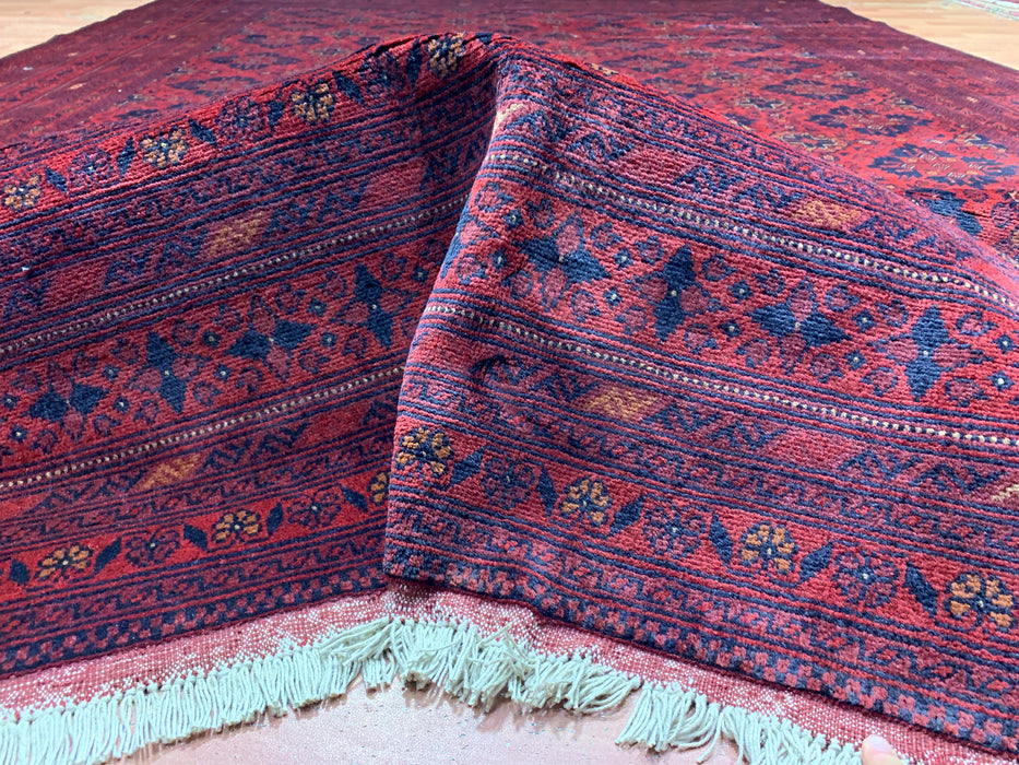 8'x10' Hand-Knotted Khal Mohammadi Red/Navy Area Rug – KB Rugs