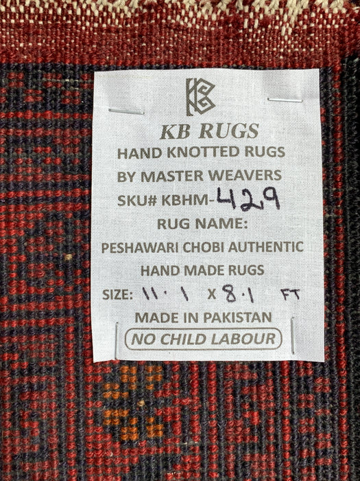 8'x10' Hand-Knotted Khal Mohammadi Red/Navy Area Rug – KB Rugs
