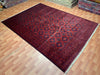 8'x10' Hand-Knotted Khal Mohammadi Red/Navy Area Rug – KB Rugs