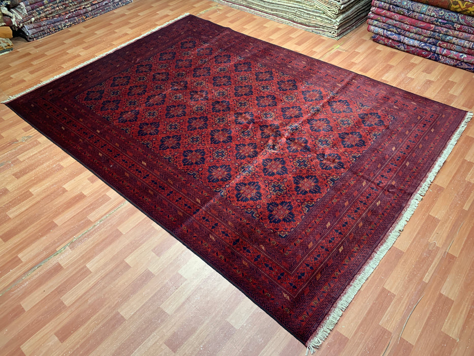 8'x10' Hand-Knotted Khal Mohammadi Red/Navy Area Rug – KB Rugs