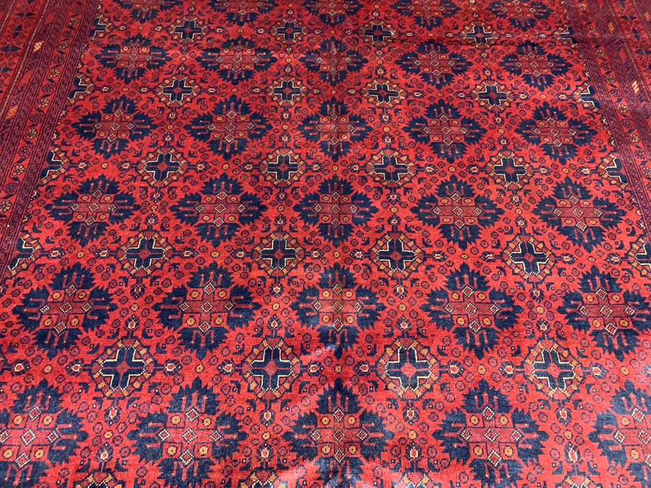 8'x10' Hand-Knotted Khal Mohammadi Red/Navy Area Rug – KB Rugs