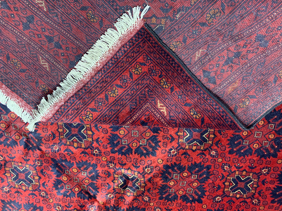 8'x10' Hand-Knotted Khal Mohammadi Red/Navy Area Rug – KB Rugs