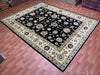 9'x12' Hand-Knotted Chobi Black/Ivory Area Rug – KB Rugs