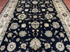 9'x12' Hand-Knotted Chobi Black/Ivory Area Rug – KB Rugs