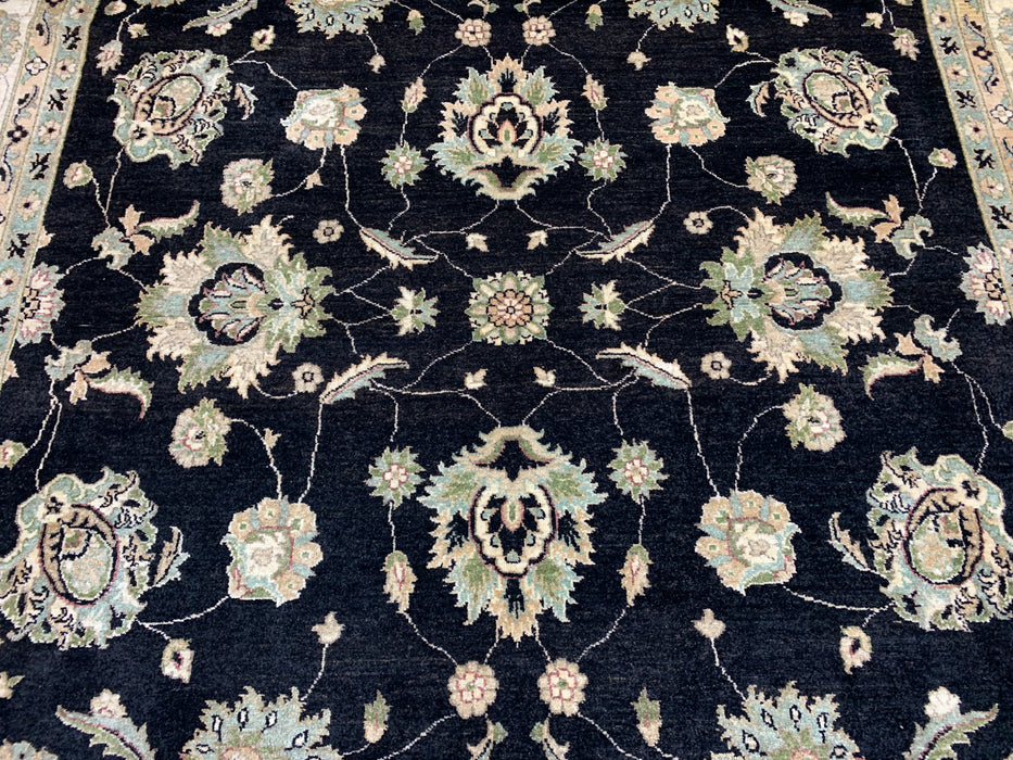 9'x12' Hand-Knotted Chobi Black/Ivory Area Rug – KB Rugs