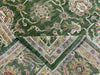 9'x12' Hand-Knotted Chobi Green/Ivory Area Rug – KB Rugs