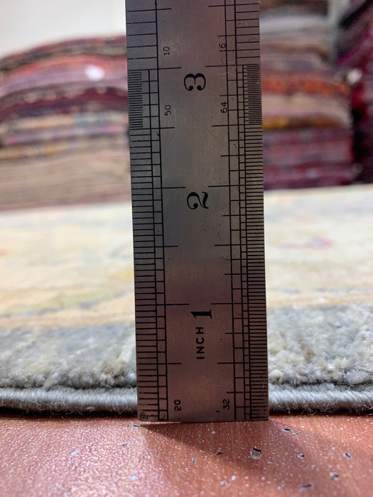 8'x10' Hand-Knotted Chobi Blue/Ivory Area Rug – KB Rugs