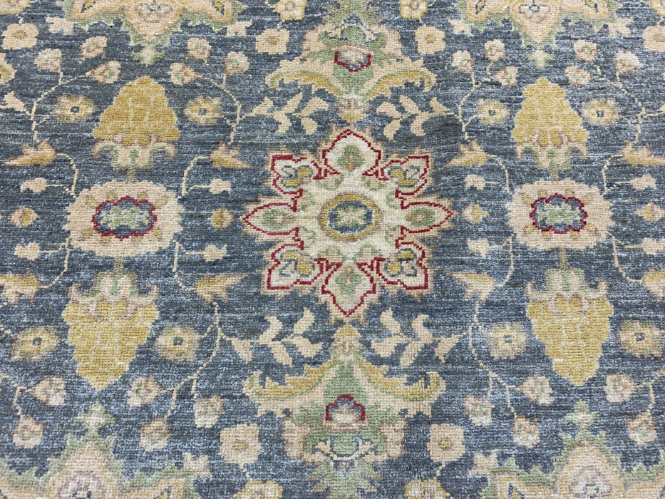 8'x10' Hand-Knotted Chobi Blue/Ivory Area Rug – KB Rugs