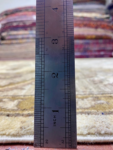 8'x10' Hand-Knotted Chobi Ivory/Beige Area Rug – KB Rugs