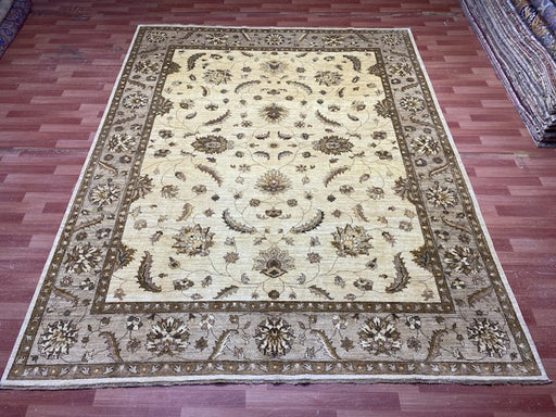8'x10' Hand-Knotted Chobi Ivory/Beige Area Rug – KB Rugs
