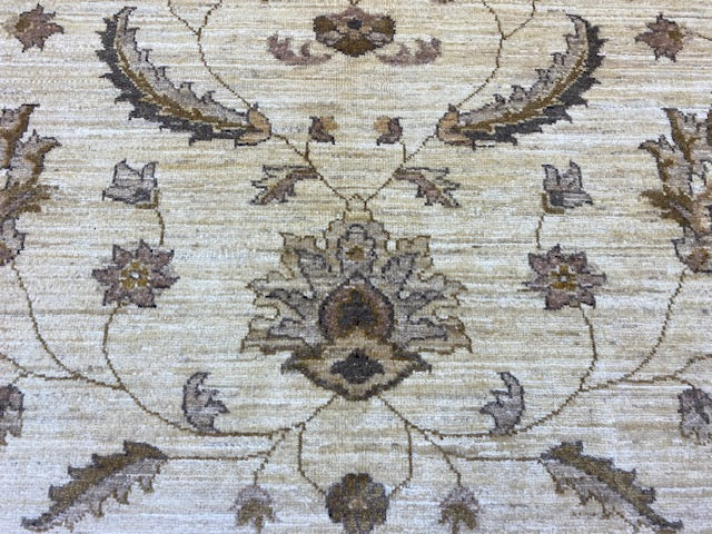 8'x10' Hand-Knotted Chobi Ivory/Beige Area Rug – KB Rugs