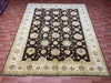 8'x10' Hand-Knotted Chobi Brown/Ivory Area Rug – KB Rugs