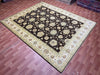 8'x10' Hand-Knotted Chobi Brown/Ivory Area Rug – KB Rugs