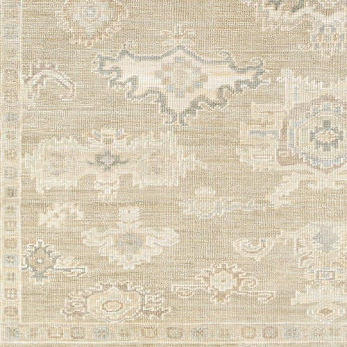 Antalya Handmade Wool Rug — Beige / Mist | AAT-2305