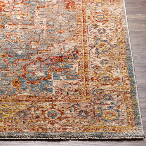Livabliss  Mirabel Machine Woven Rug — Rust / Blue | MBE-2310