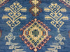 7'x10' Hand-Knotted Afghan Blue/Gold Area Rug – KB Rugs