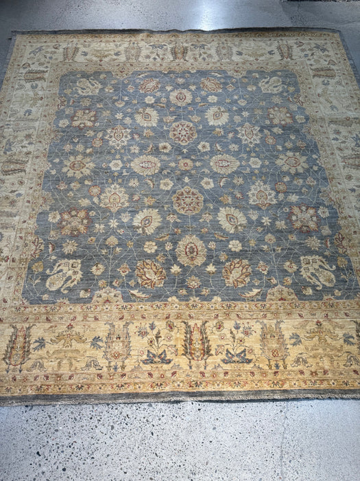 9'6"X9'6" Square Ziegler wool Hand Knotted Area Rug