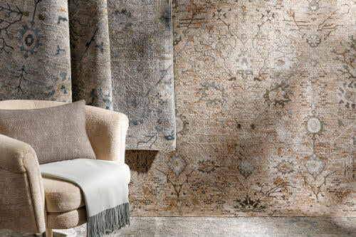 Brunswick Machine Woven Rug — Ivory / Gray | BWK-2311