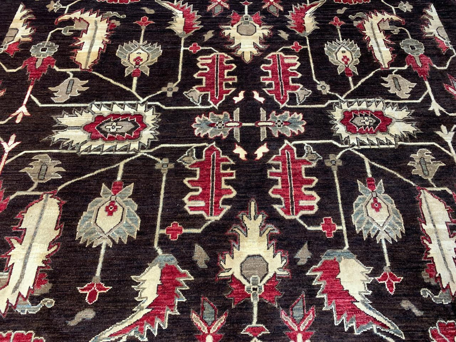 8'x10' Hand-Knotted Chobi Brown/Multi Area Rug – KB Rugs