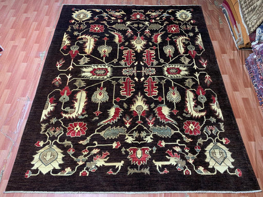 8'x10' Hand-Knotted Chobi Brown/Multi Area Rug – KB Rugs