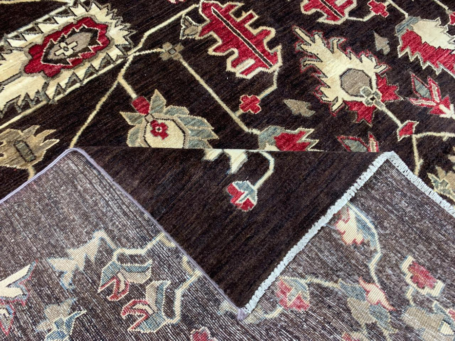 8'x10' Hand-Knotted Chobi Brown/Multi Area Rug – KB Rugs