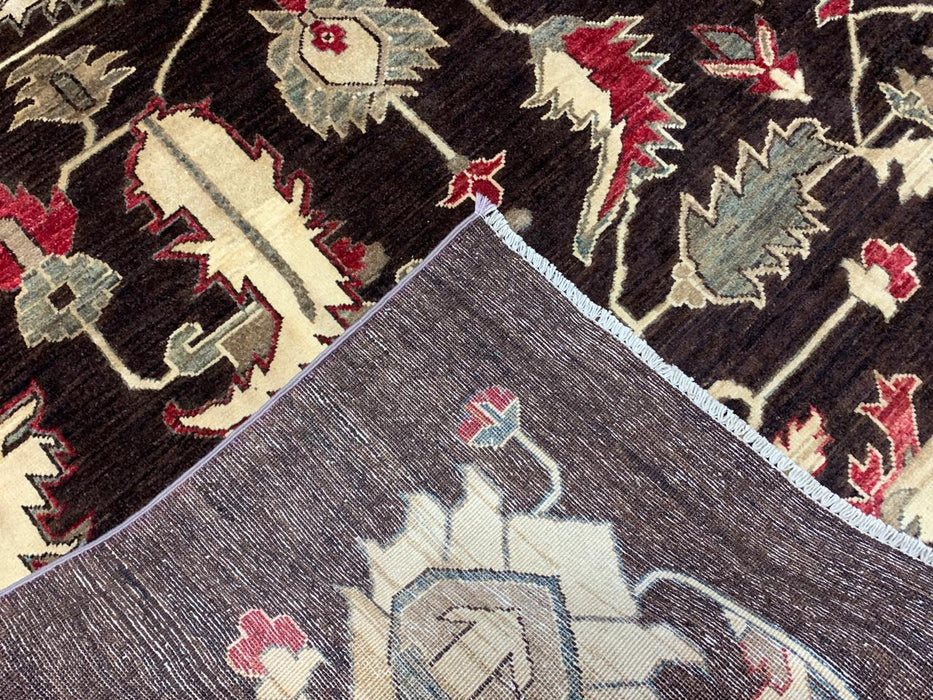 8'x10' Hand-Knotted Chobi Brown/Multi Area Rug – KB Rugs