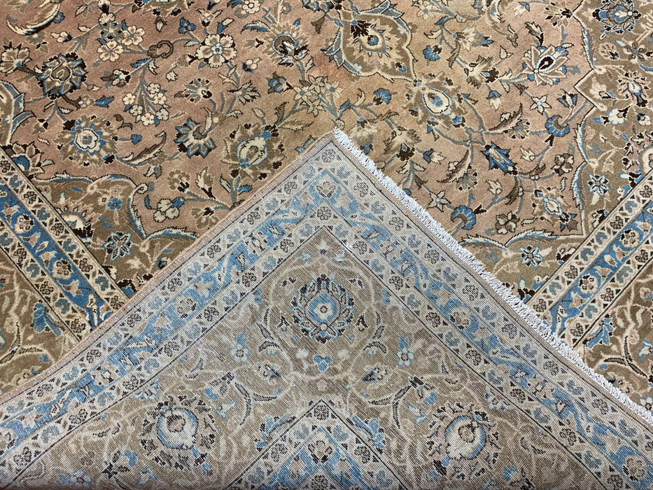 9'x12' Hand-Knotted Chobi Beige/Blue Area Rug – KB Rugs