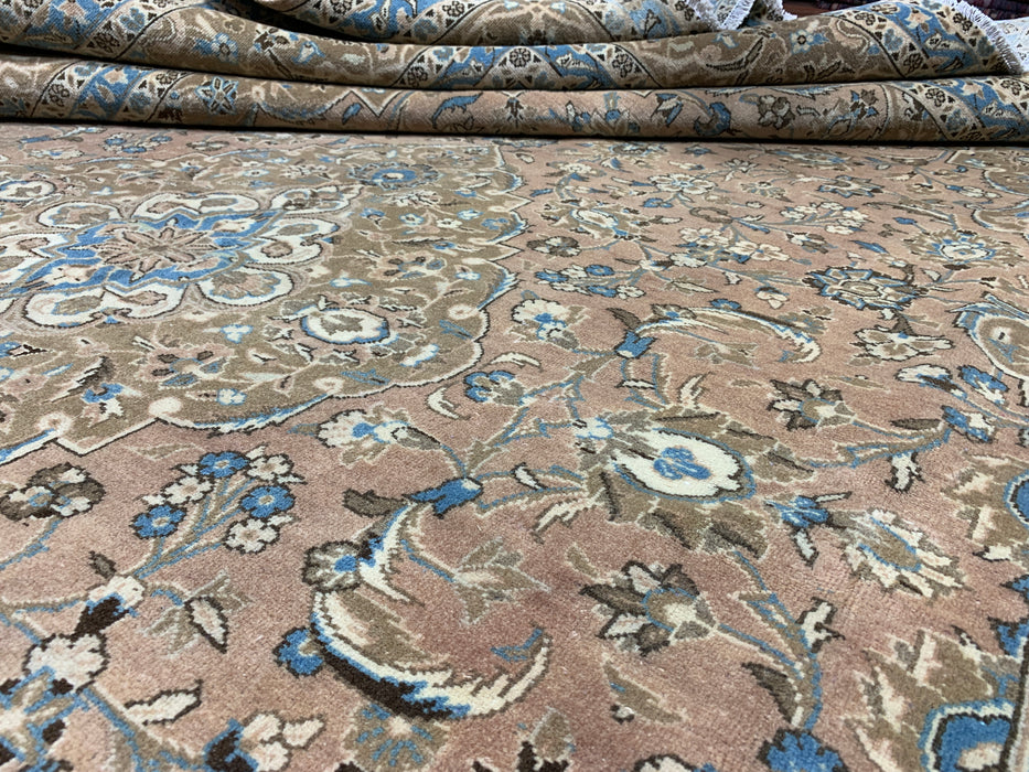 9'x12' Hand-Knotted Chobi Beige/Blue Area Rug – KB Rugs