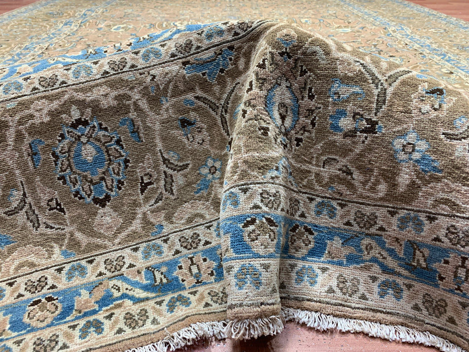 9'x12' Hand-Knotted Chobi Beige/Blue Area Rug – KB Rugs