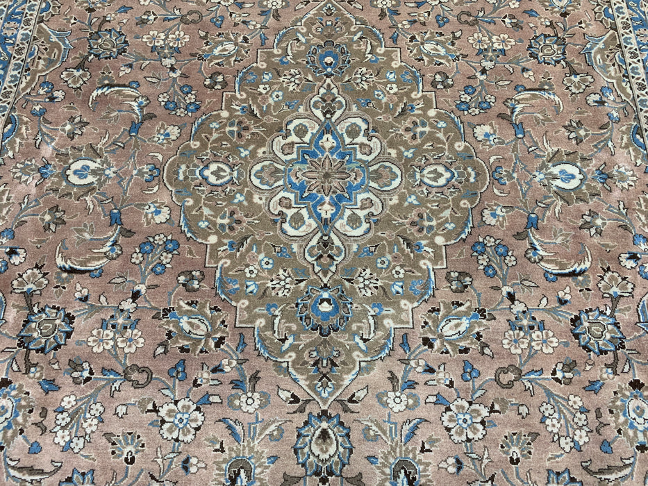 9'x12' Hand-Knotted Chobi Beige/Blue Area Rug – KB Rugs