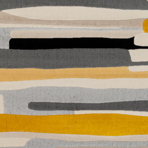 City Machine Woven Rug — Yellow / Gray Multi | CIT-2340